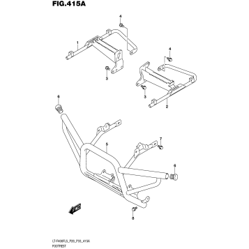FOOTREST (LT-F400FL5 P28)