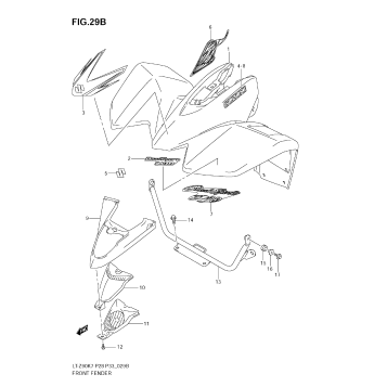 FRONT FENDER (MODEL K9)