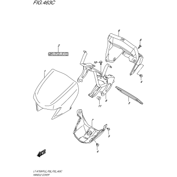 HANDLE COVER (LT-A750XPZL5 P28)