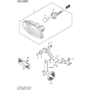 REAR COMBINATION LAMP (LT-A500XZL5 P28)