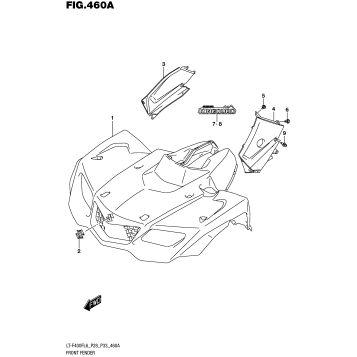 FRONT FENDER (LT-F400FL6 P28)