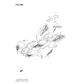 FRAME CENTER COVER (LT-Z50ZK9 E3)