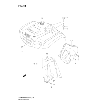 FRONT FENDER (MODEL K3)
