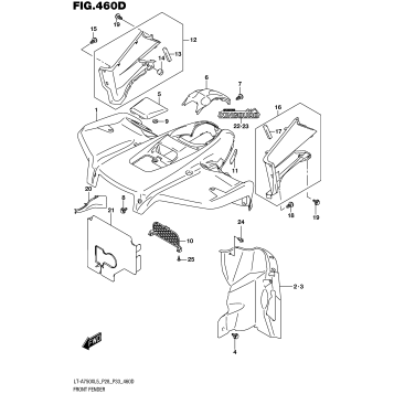 FRONT FENDER (LT-A750XZL5 P33)