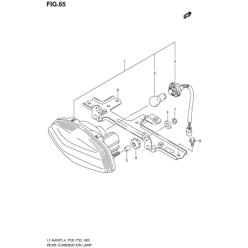 REAR COMBINATION LAMP (LT-A400FL4 P33)