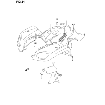 FRONT FENDER (MODEL K2/K3)