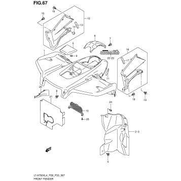 FRONT FENDER (LT-A750XZL4 P33)