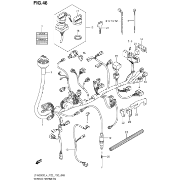 WIRING HARNESS (LT-A500XZL4 P28)