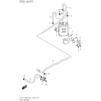 EVAP SYSTEM (LT-A750XPZM2 P33)