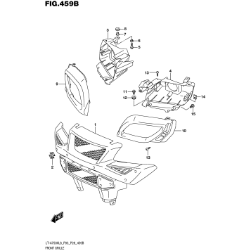 FRONT GRILLE (LT-A750XL8 P28)