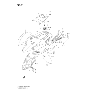 FRONT FENDER (MODEL K4)