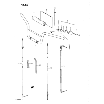 HANDLEBAR - CONTROL CABLE