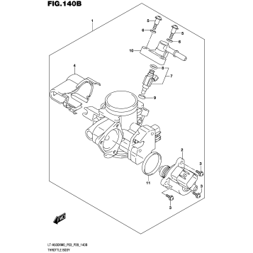 THROTTLE BODY (LT-A500XM0 P28)