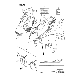FRONT FENDER (MODEL F/G)