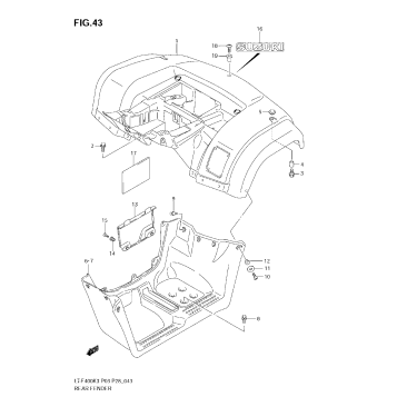 REAR FENDER (MODEL K3)