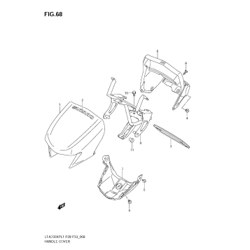 HANDLE COVER (LT-A750XP L1 E28)