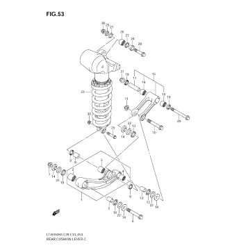 REAR CUSHION LEVER (MODEL K6/K7)