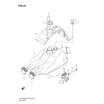 FUEL TANK (LT-A400FK8/FK9/FUL0)