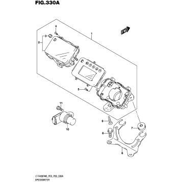 SPEEDOMETER (LT-F400FM0 P03)