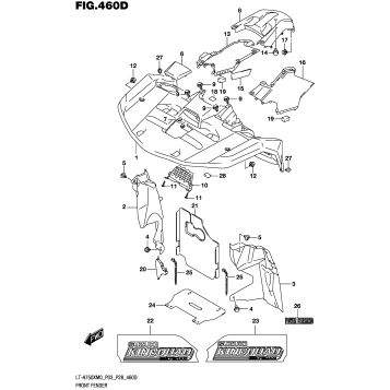 FRONT FENDER (LT-A750XPM0 P03)