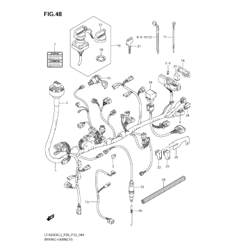 WIRING HARNESS (LT-A500XZL3 E28)