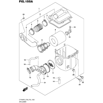 AIR CLEANER (LT-F400FL5 P28)
