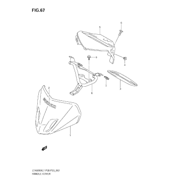 HANDLE COVER (LT-A500X L1 E28)