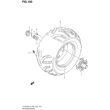 RH REAR WHEEL (LT-A750XL4 P28)