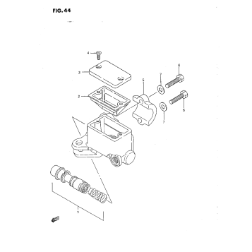 FRONT MASTER CYLINDER (modeo J/K/L)