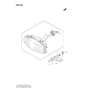 REAR COMBINATION LAMP (LT-A750X L2 E33)