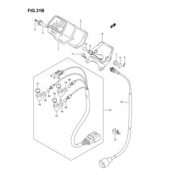SPEEDOMETER (MODEL K6/K7)