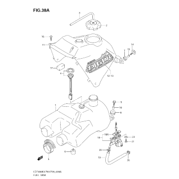 FUEL TANK (MODEL K4/K5/K6)