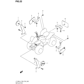 REFLECTOR (LT-Z90L4 P28)