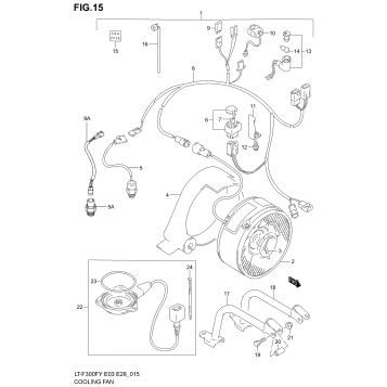 COOLING FAN (OPTIONAL:E3,E33)