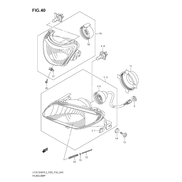 HEADLAMP (LT-A750XPL3 P33)