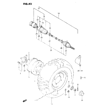 FRONT WHEEL(MODEL M/N)