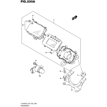 SPEEDOMETER (LT-A400FL8 P03)