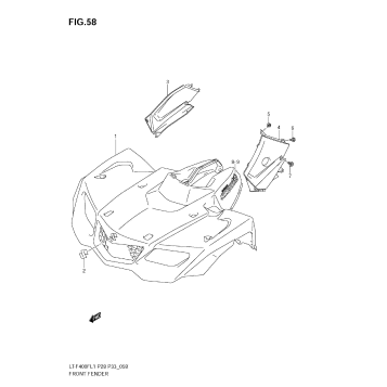 FRONT FENDER (LT-F400FL1 E28)