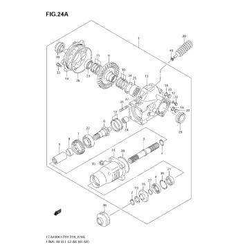 FINAL BEVEL GEAR (REAR)(MODEL K4/K5/K6/K7)