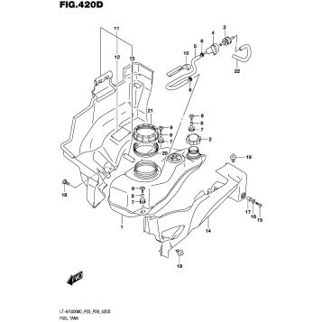 FUEL TANK (LT-A750XPM0 P03)