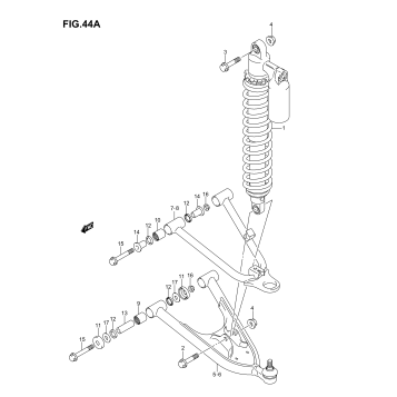 SUSPENSION ARM (MODEL K5/K6/K7)