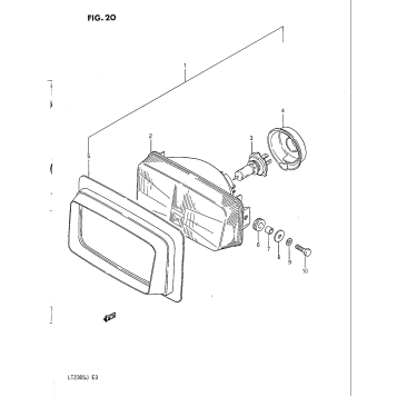 HEADLAMP (MODEL H/J)