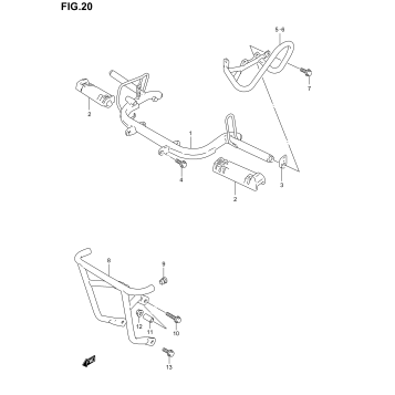 FOOTREST (MODEL K2/K3/K4/K5/K6 P3)