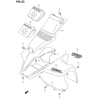 FRONT FENDER (MODEL K2/K3/K4)