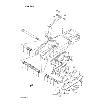 REAR SWINGING ARM (MODEL M/N)