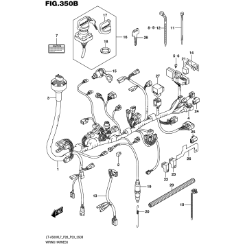 WIRING HARNESS (LT-A500XL7 P33)