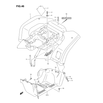 REAR FENDER (MODEL K4)