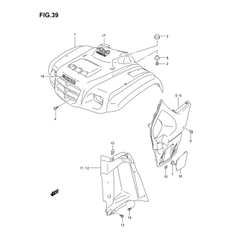 FRONT FENDER (MODEL K3)