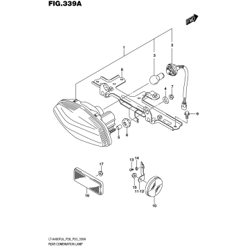 REAR COMBINATION LAMP (LT-A400FL6 P28)