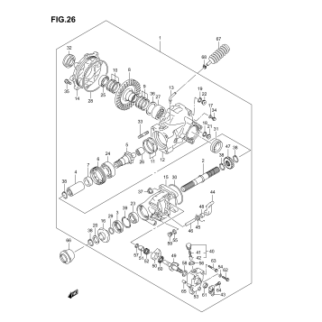 FINAL BEVEL GEAR (REAR)(MODEL K4)